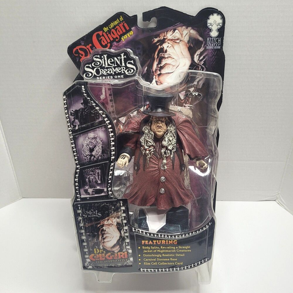 VTG 2000 Silent Screamers Dr Caligari Action Figure Horror